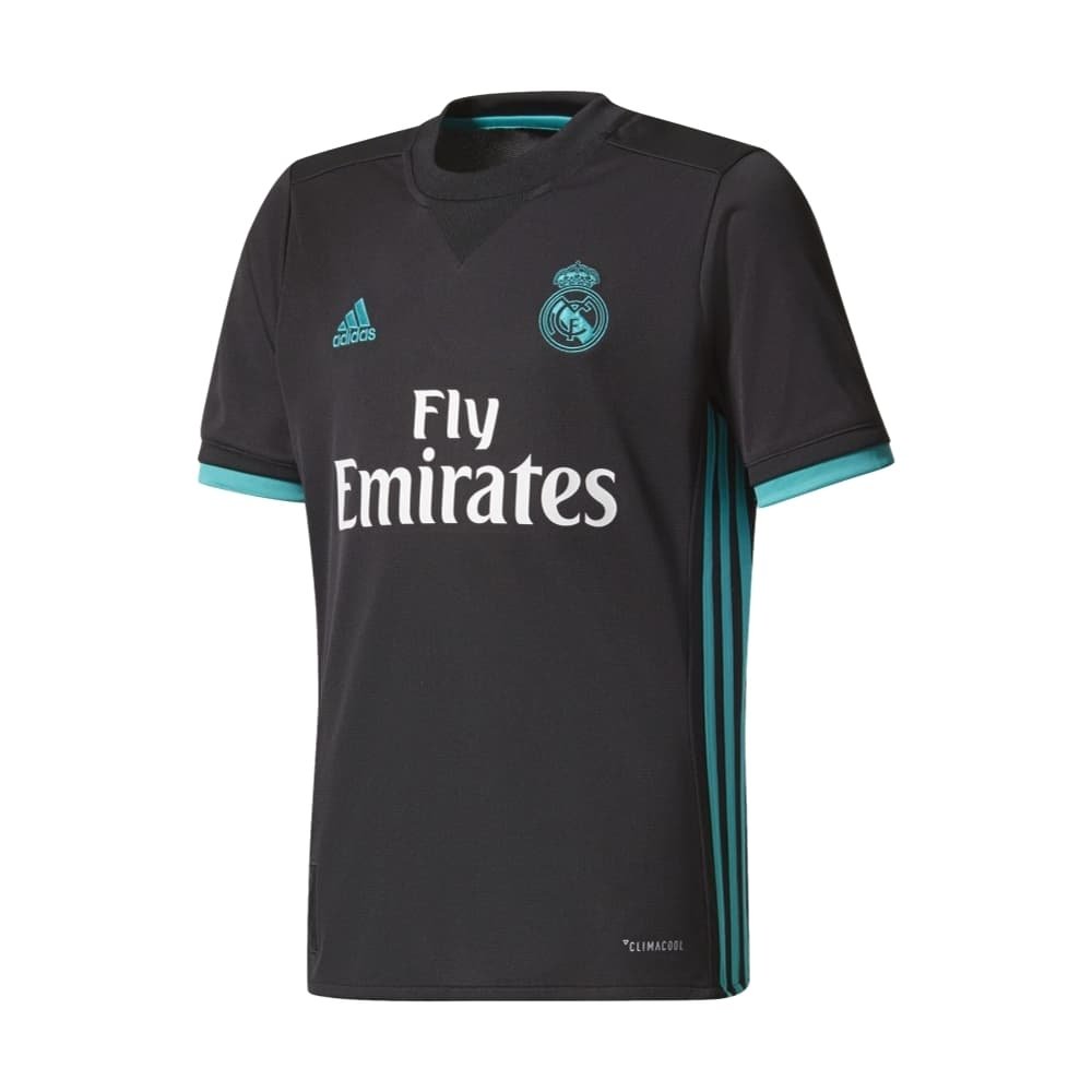  Real Madrid CLIMACOOL 黒シャツ 160 adidas Real Madrid CF Away Youth Jersey [BLACK] (M) : Amazon.co.uk